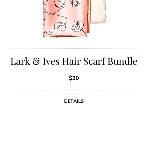 Hair scarf set - Picture 1 of 3